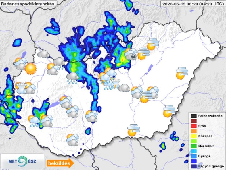 radar csapadék