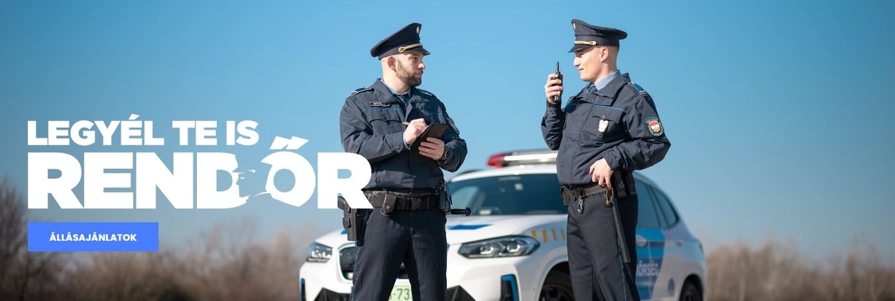 rendőrségi toborzás. Fotó: vármegyei rendőrség Facebook