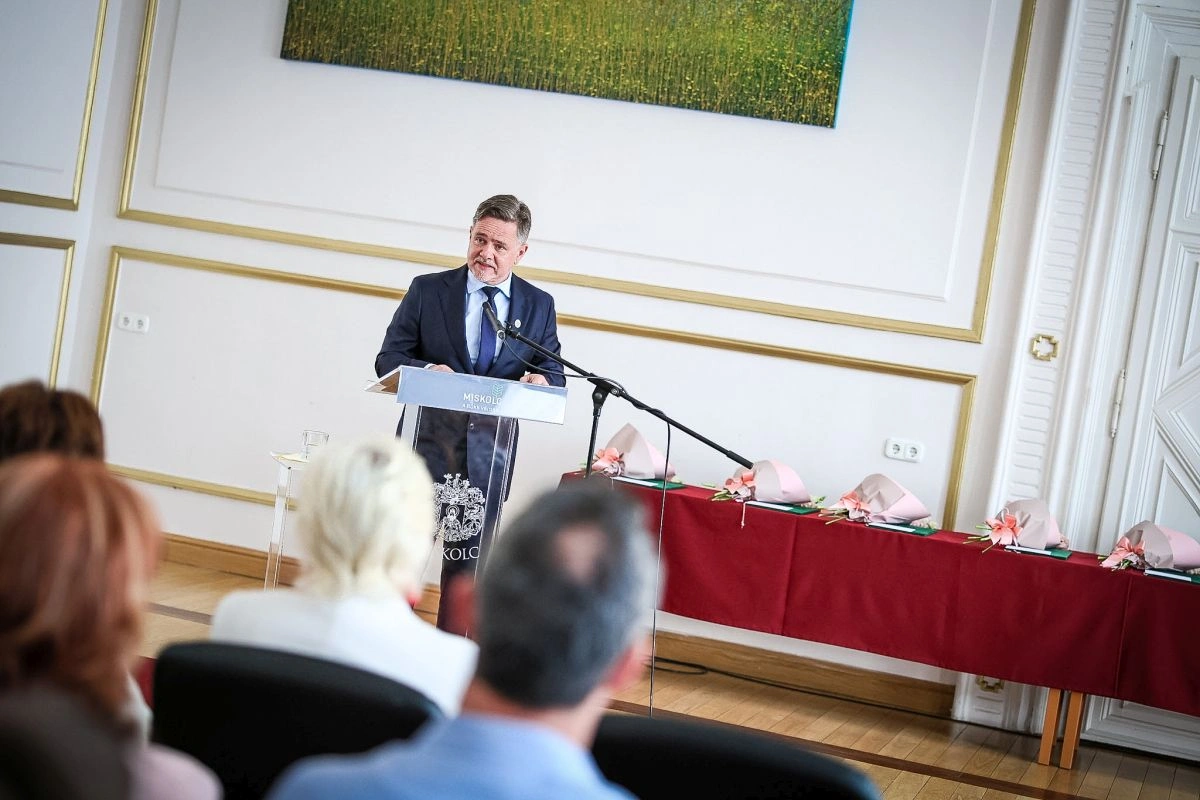 Tóth-Szántai József, Miskolc polgármestere. Fotó: Rogosz Péter