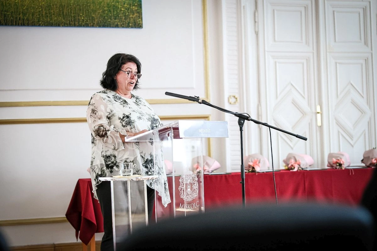 Deli Emese, a Miskolci Integrált Óvodai Intézmény igazgatója. Fotó: Rogosz Péter