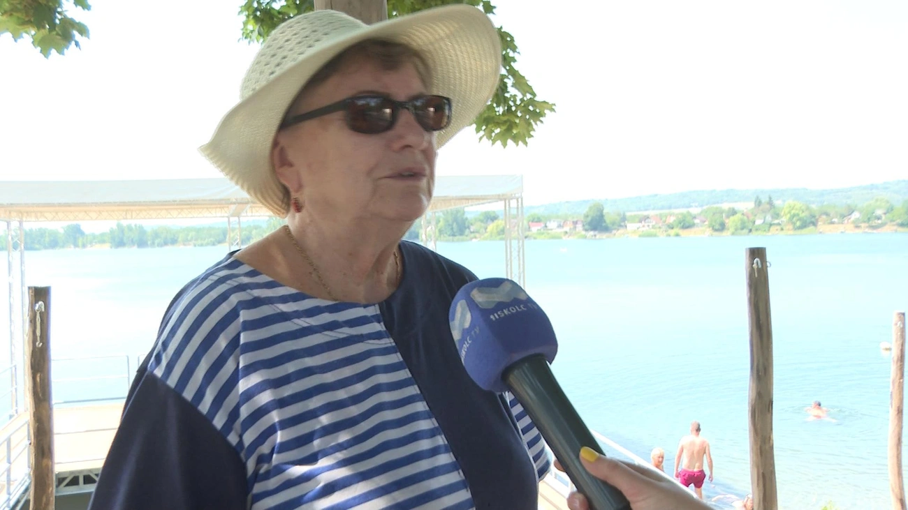 Mályi-tó riport. Fotó: Miskolc TV