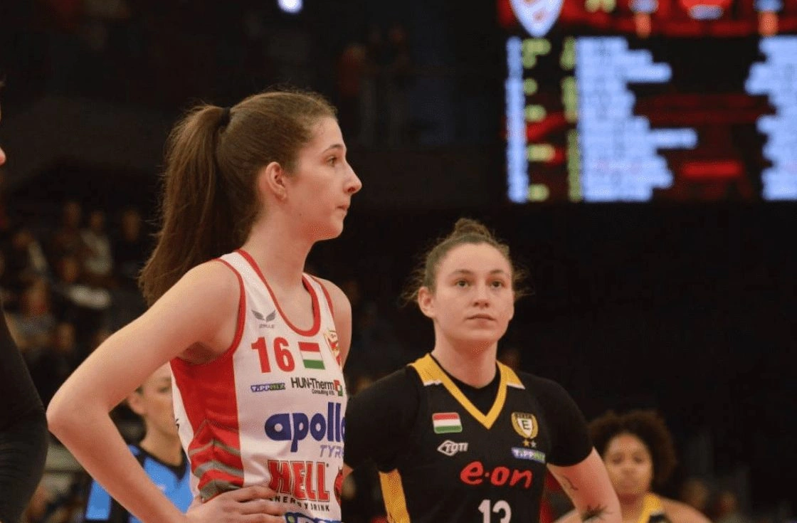 diósgyőri Fárbás Eliza (balról) kosárlabdázó. Fotó: magánarchívum
