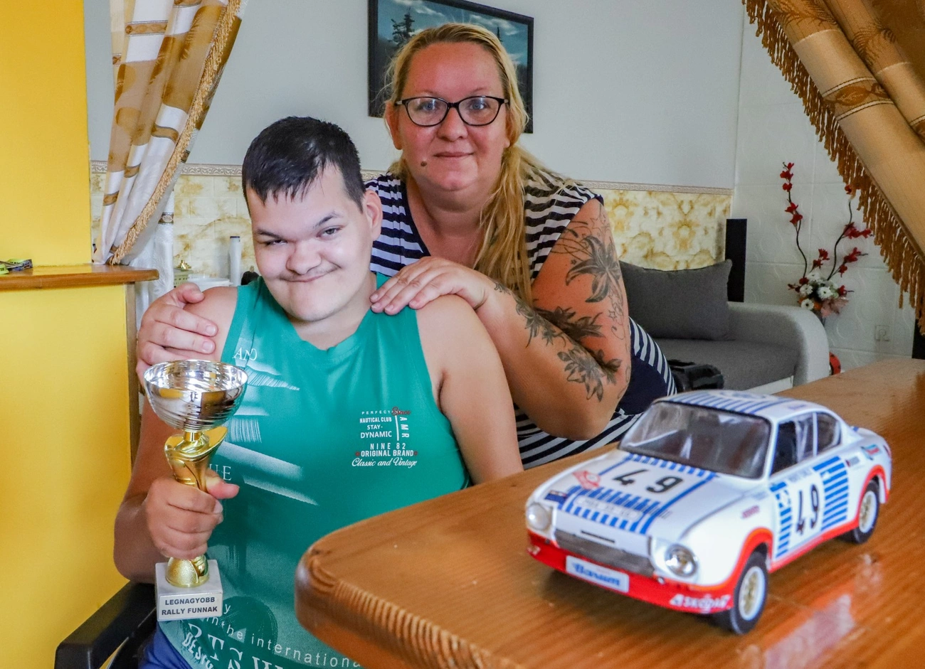 Bence álma közelebb kerülni a raliversenyek világához. Fotó: Mocsári László
