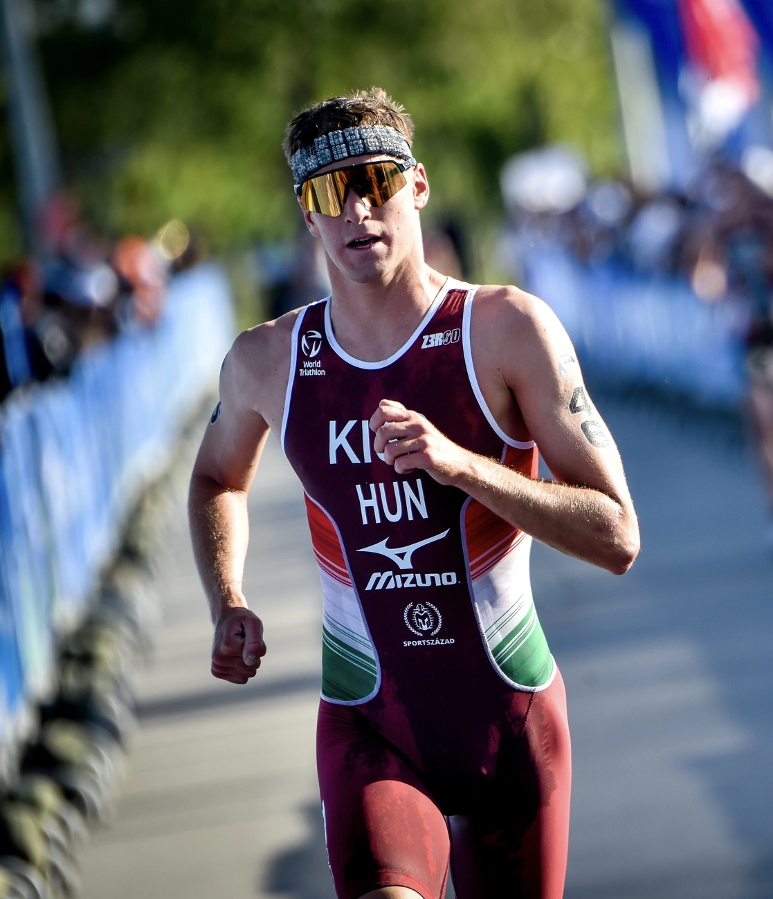 Kiss Gergely, a Tiszaújvárosi Triatlon Klub versenyzője