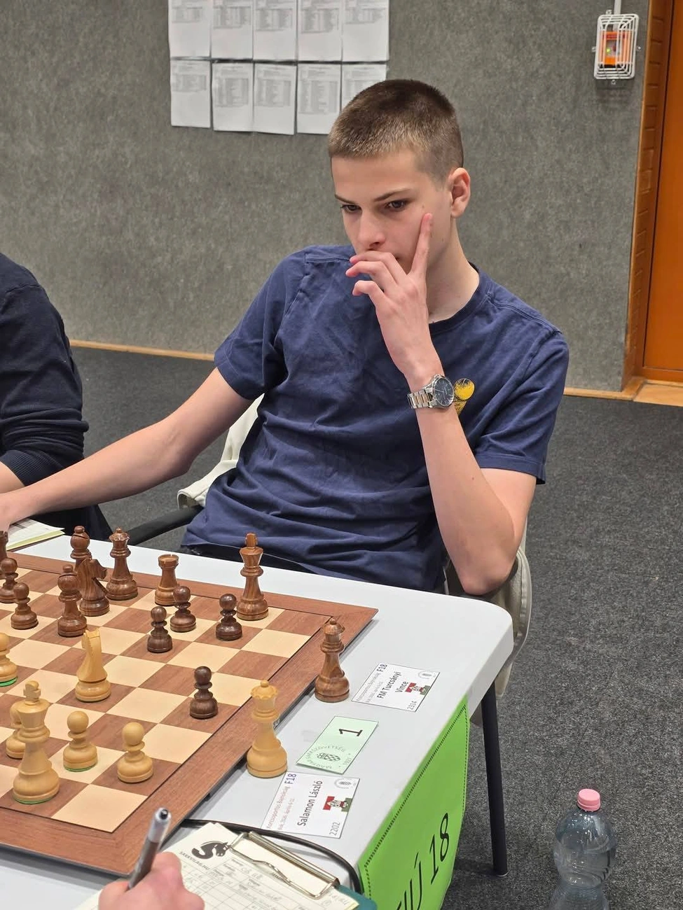 Turcsányi Vince a korosztályos Európa-bajnokságon játszik. Fotó: magánarchívum