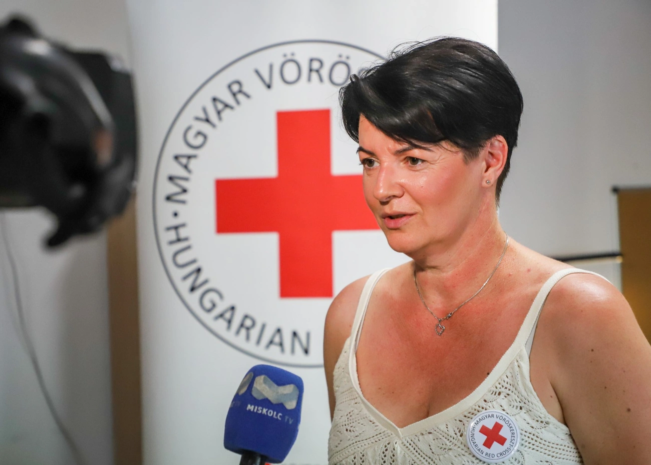 Molnár Marietta megyei véradásszervező koordinátor. Fotó: Mocsári László
