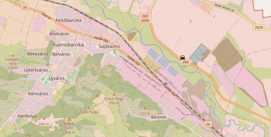 Baleset történt a 260-as főúton
