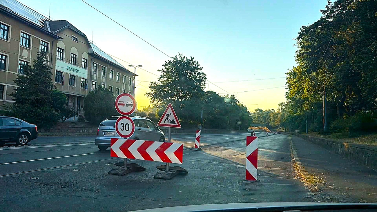 Közlekedési információ. Fotó: Miskolci Városgazda Facebook