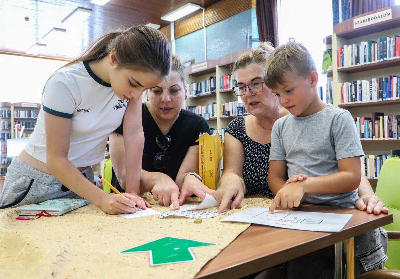 Szabadulószoba a József Attila Könyvtárban. Fotó: Mocsári László