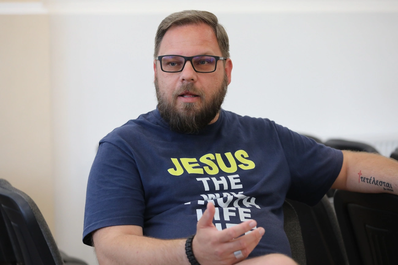 Tóth-Simon Károly, a miskolci Golgota lelkésze. Fotó: Juhász Ákos