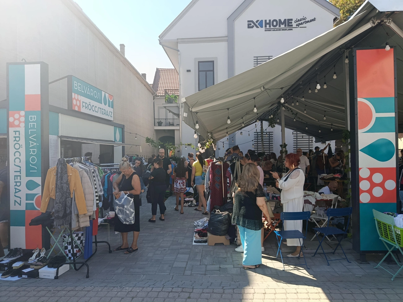 Gardróbvásár a Belvárosi Fröccsteraszon_BNR