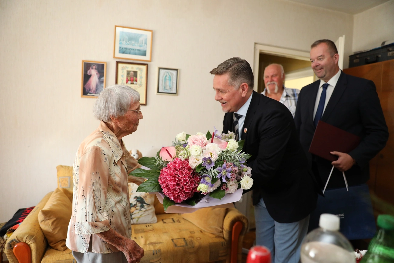 Ilonka néni 100 éves. Fotó: Juhász Ákos
