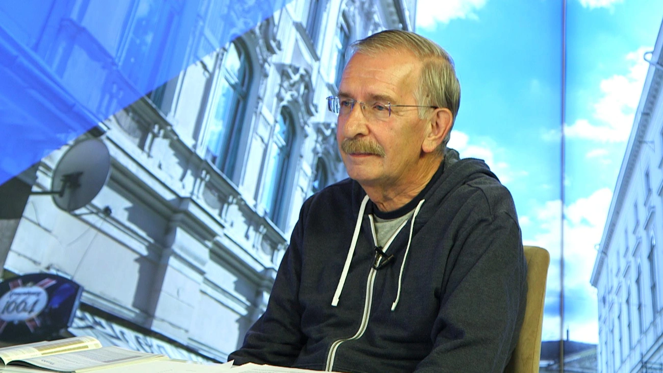 Bíró Tibor, CineFest fesztiváligazgató a Kilátóban. Fotó: Miskolc TV