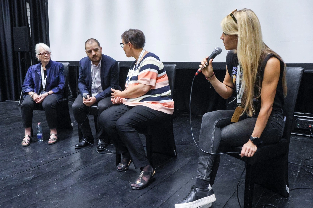 Özvegyember közönségtalálkozó, CineFest. Fotó: Mocsári László
