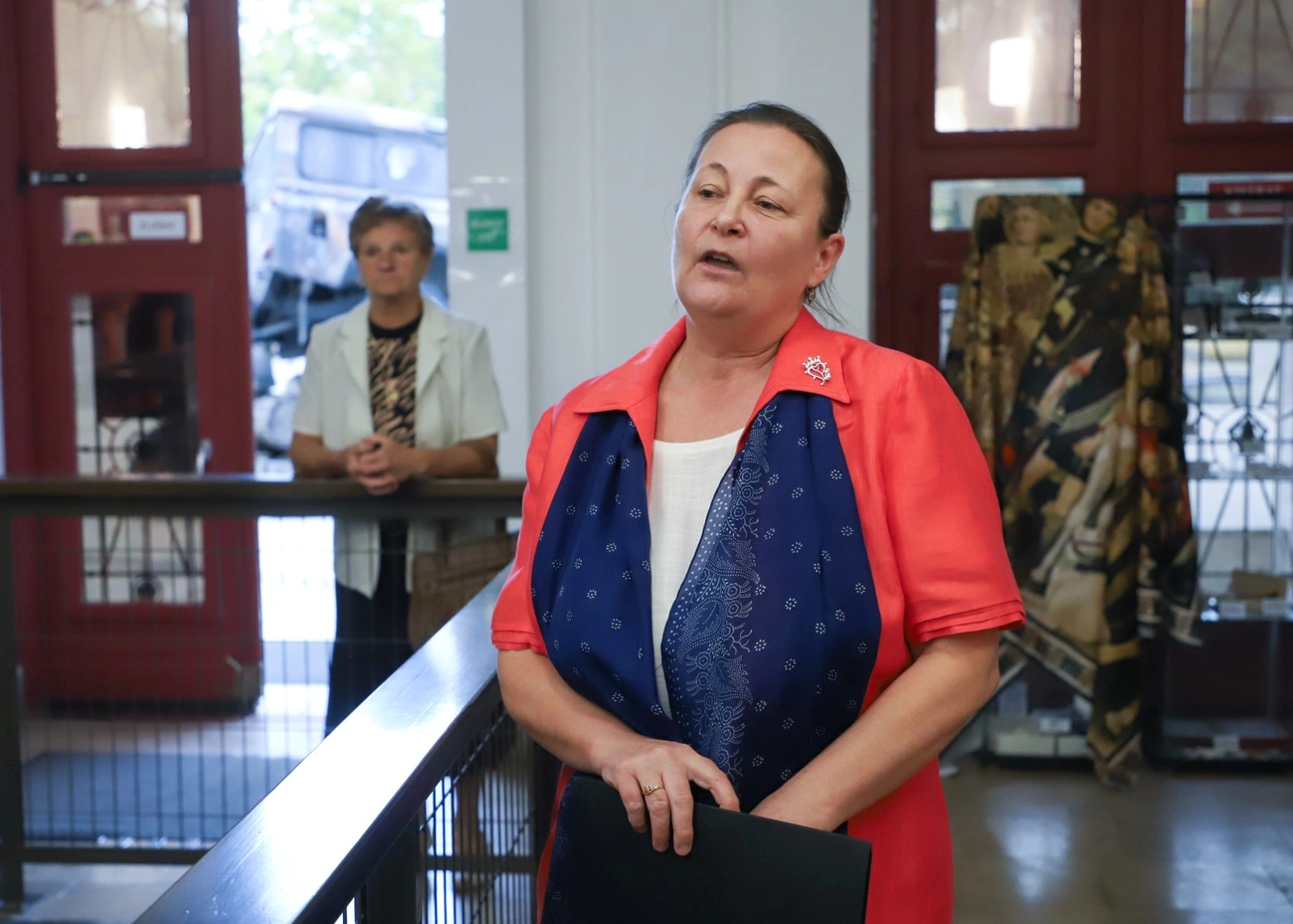 Ars Sacra műtárgya, Viszóczky Ilona etnográfus. Fotó: Mocsári László