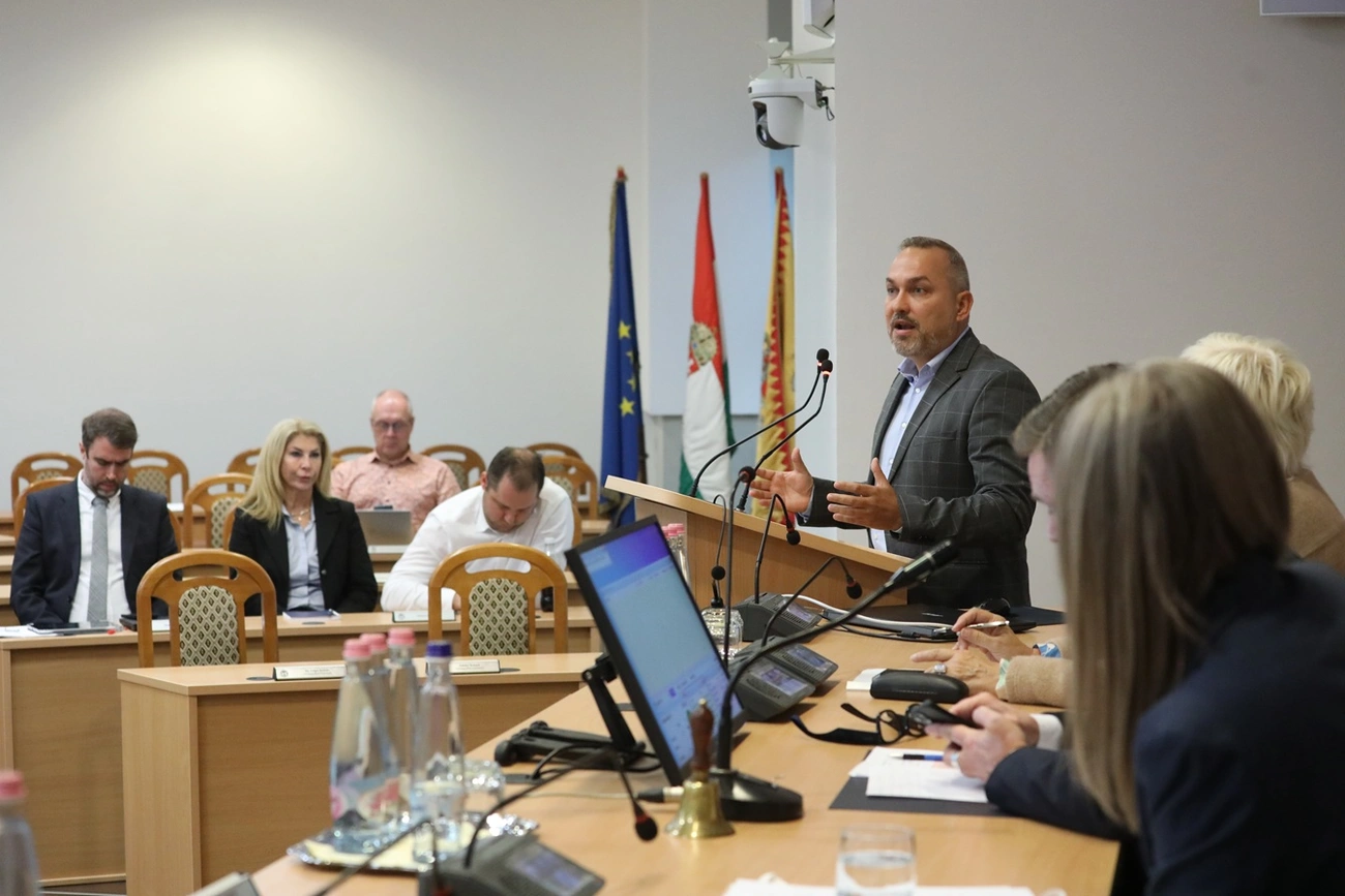 Szopkó Tibor a közgyűlésben. Fotó: Juhász Ákos