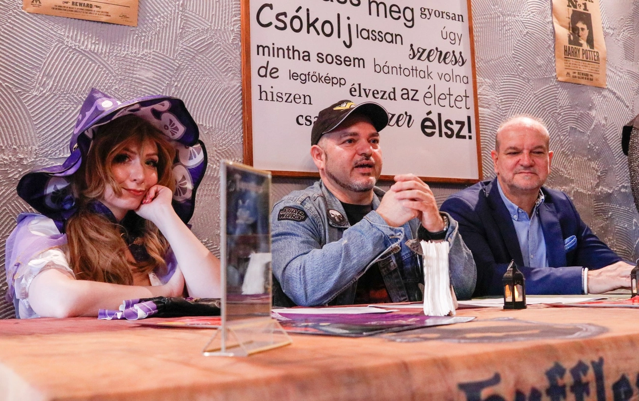 Miskolc-CON sajtótájékoztató. Mocsári László
