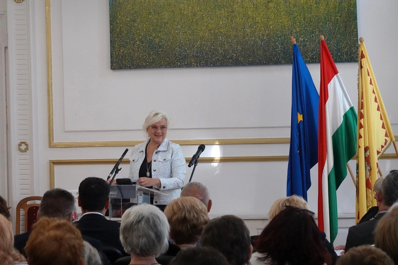 Matiscsák Éva az Idősügyi Konferencián. Fotó: Detzky Anna