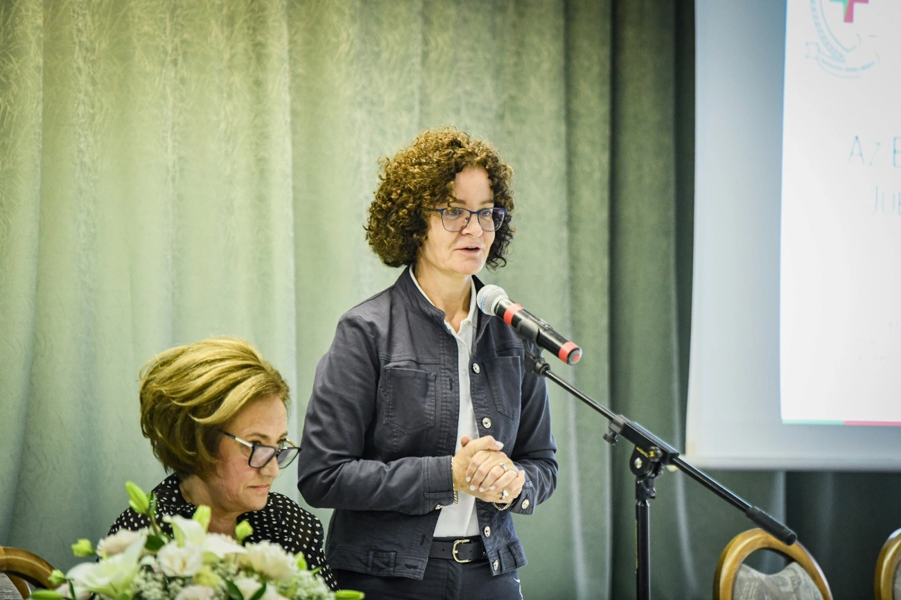 Horváth Zita rektor, az Egészségtudományi Kar jubileumi ünnepségén. Fotó: Miskolci Egyetem