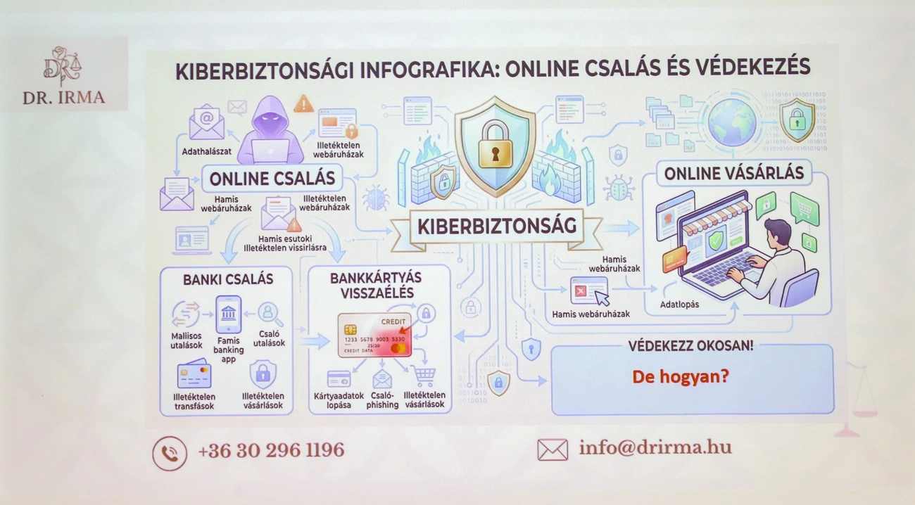Kiberbiztonsági előadás időseknek. Fotó: Mocsári László