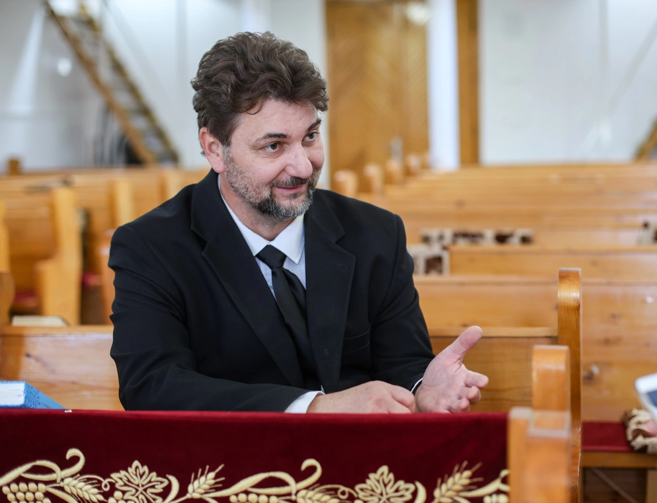Szombathy Dénes szirmai református lelkipásztor. Fotó: Mocsári László