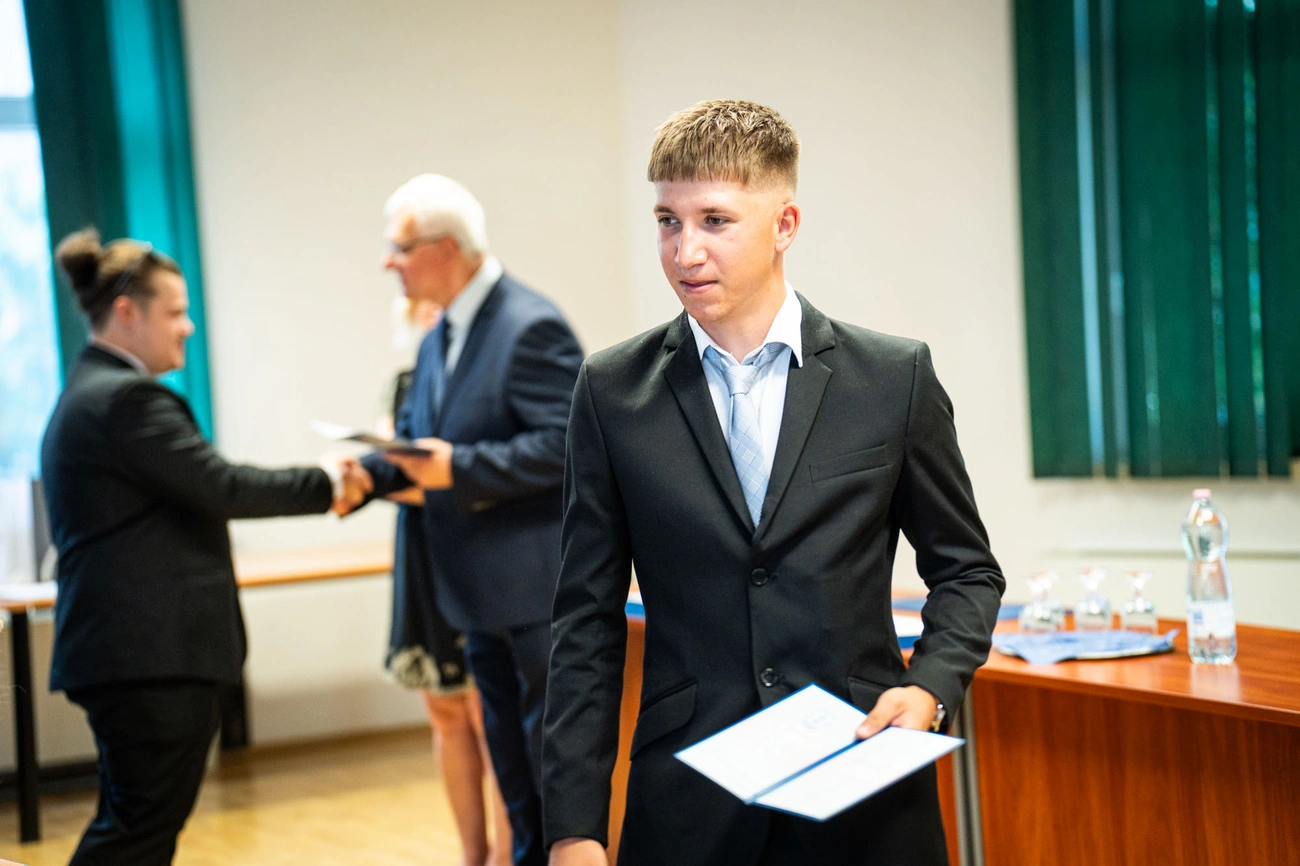 Oklevél átadás az Andrássy Gyula Gépipari Technikumban