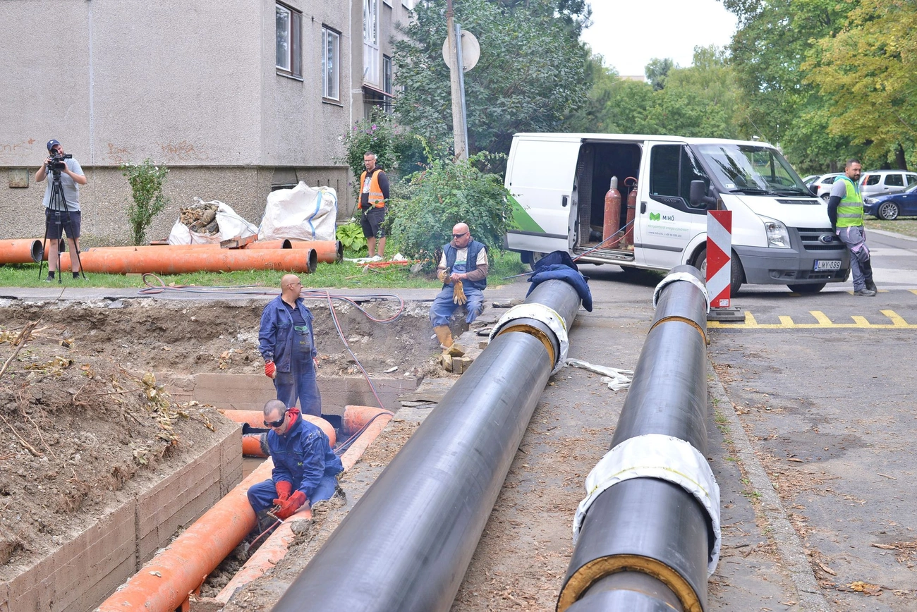 Szarkahegy utca MIHŐ javítások