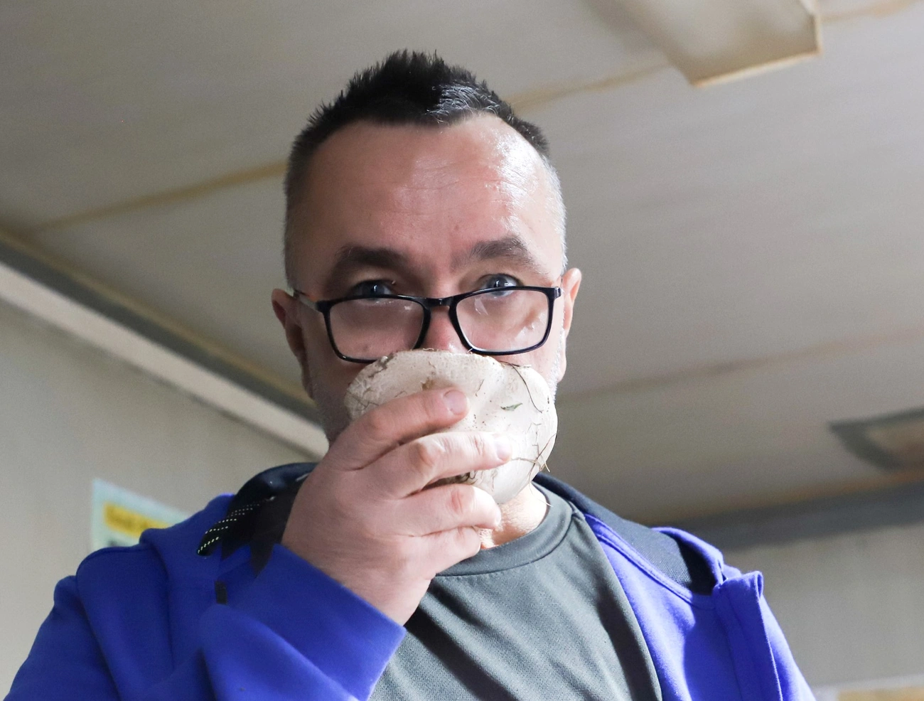 Gombavizsgáló a Búza téren
