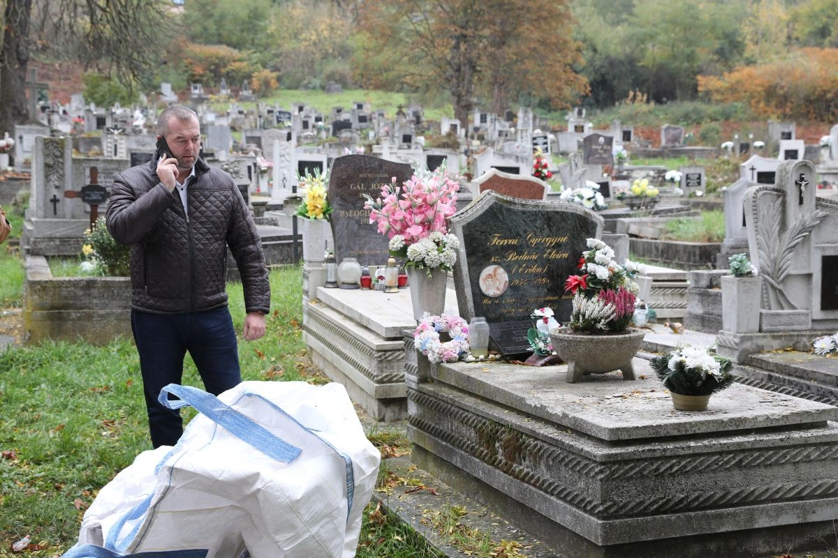 Elszállították a szemetet a Szent József temetőből. Fotó: Juhász Ákos