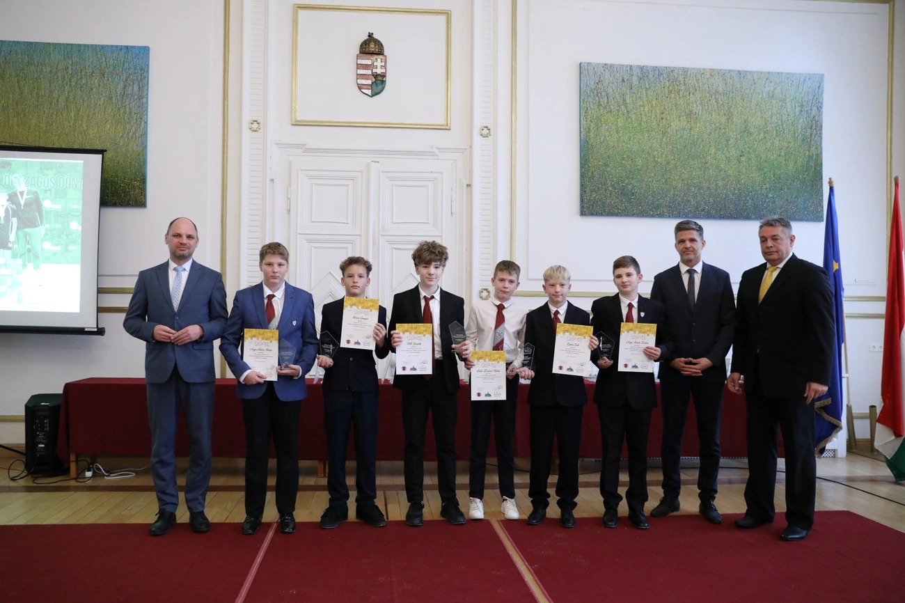 Miskolci Diáksport Szövetség díjátadó ünnepsége a városházán