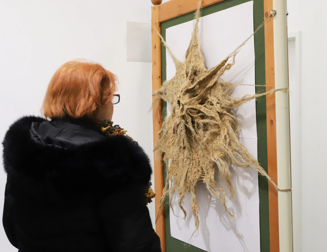 Kiss Gabriella Organikus szövet című kiállításának megnyitója