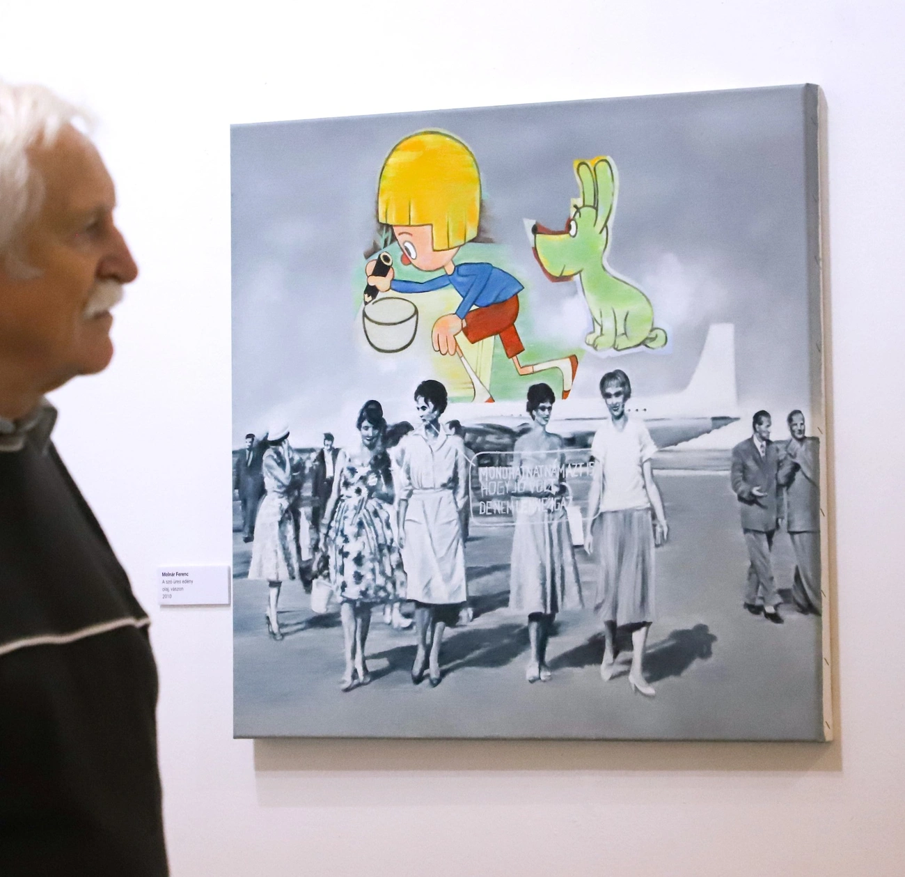 Kép-Hang-Szó-Forma című kiállítás megnyitója a Miskolci Galériában