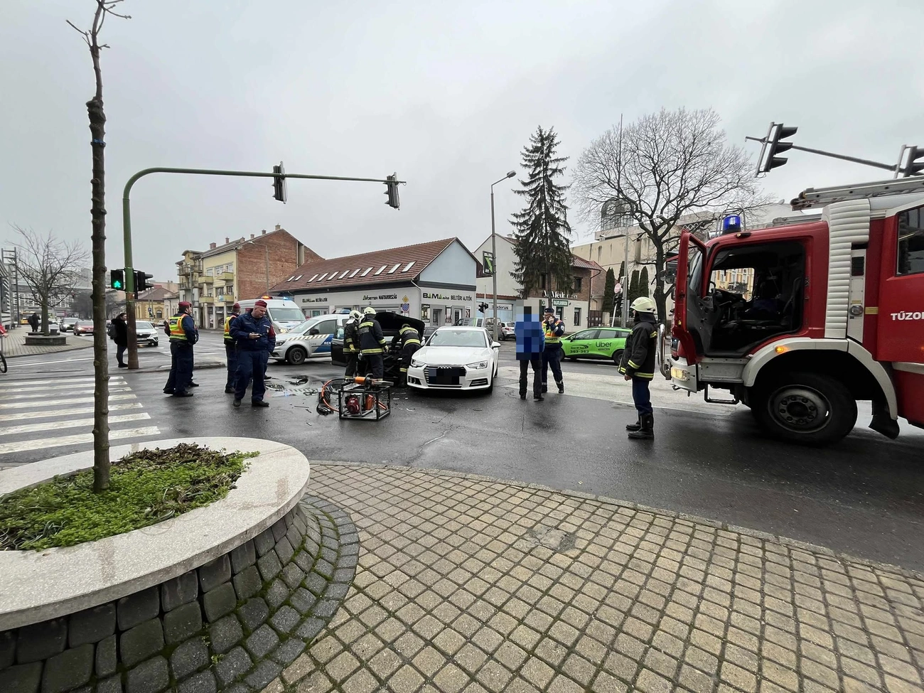 Baleset Miskolc Szentpáli utca - Horváth Lajos utca