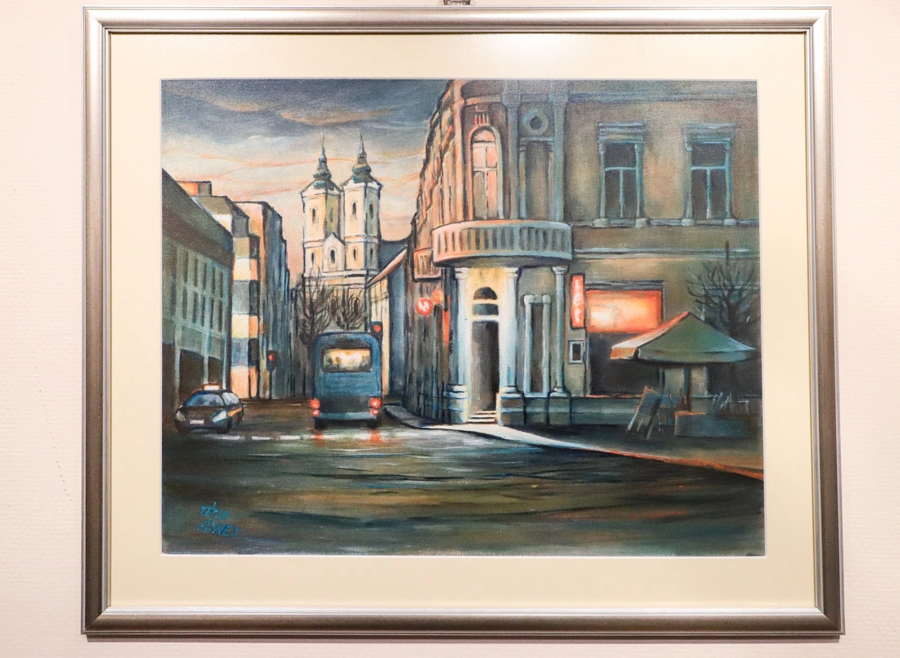 Técsi Ágnes festőművész kiállítása az Adyban