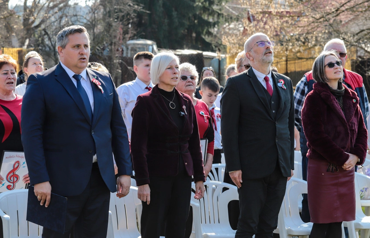 Március 15-ei ünnepség Hejőcsabán