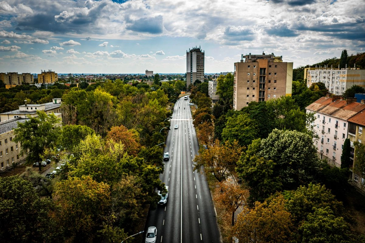 Befejeződött az avasi útfelújítás. Fotó: Horváth Csongor