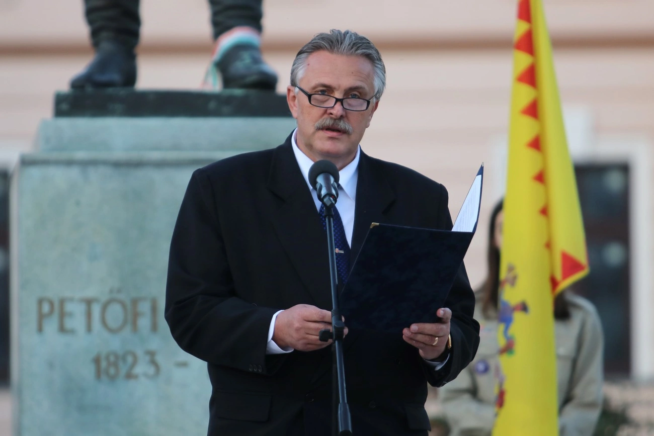 1956-os megemlékezés a Petőfi téren 