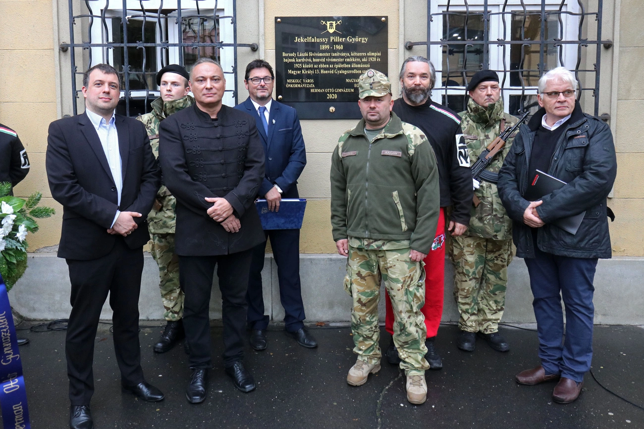 Jekkelfalussy Piller György emléktábla avató 