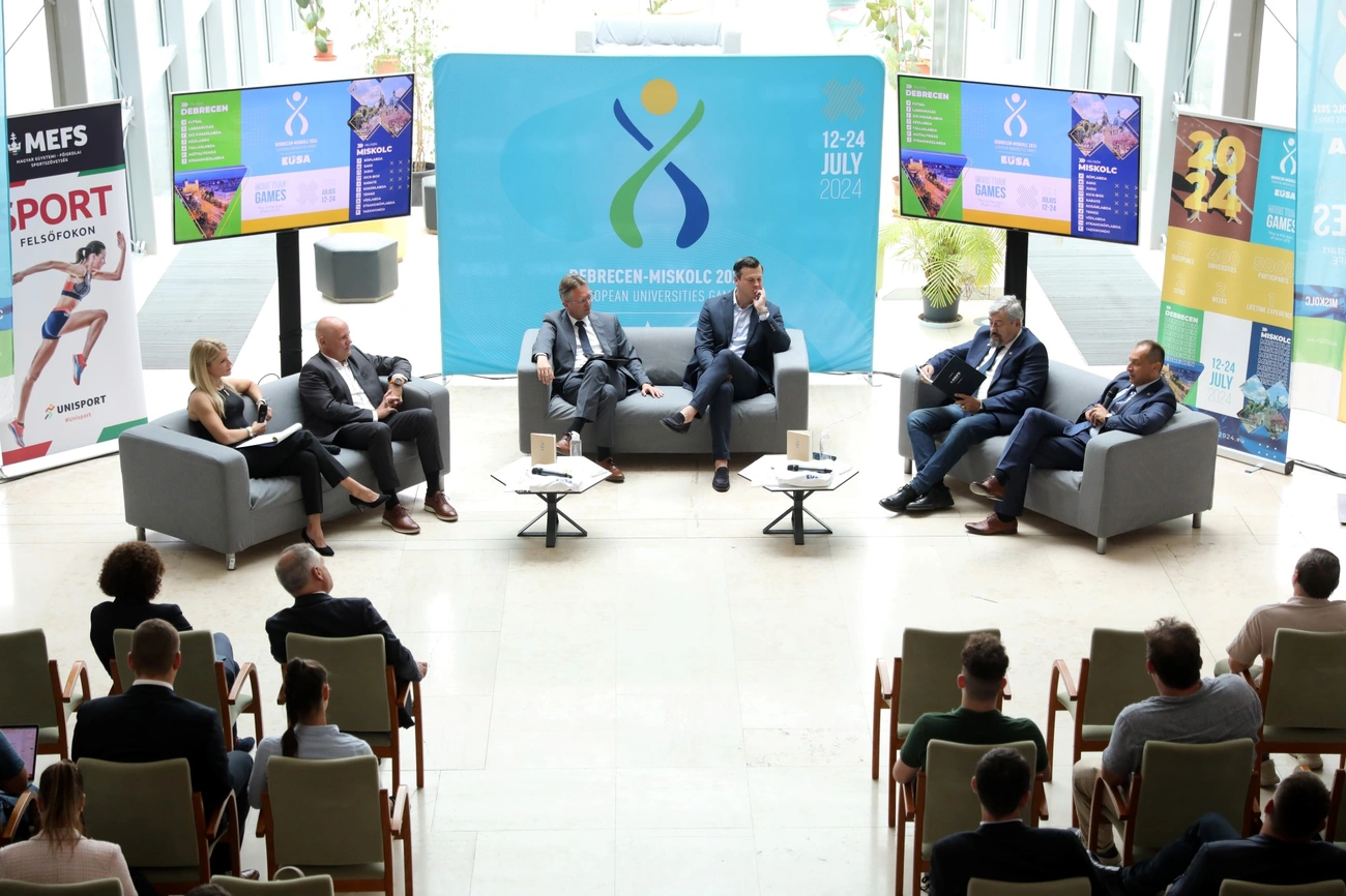 Európai Egyetemi Játékok 2024 sajtótájékoztató 