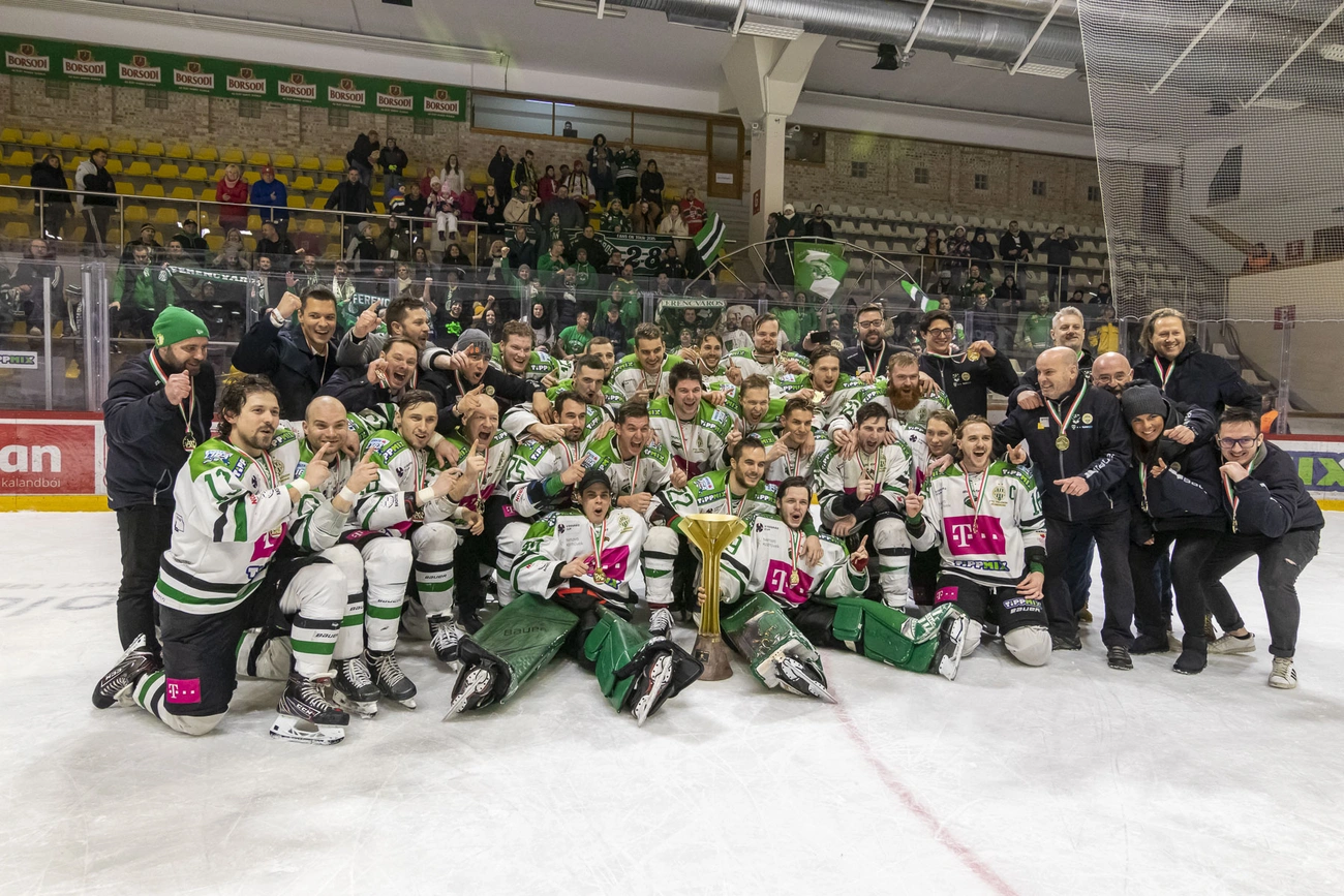 Jégkorong - Magyar Kupa döntő - díjkiosztó 