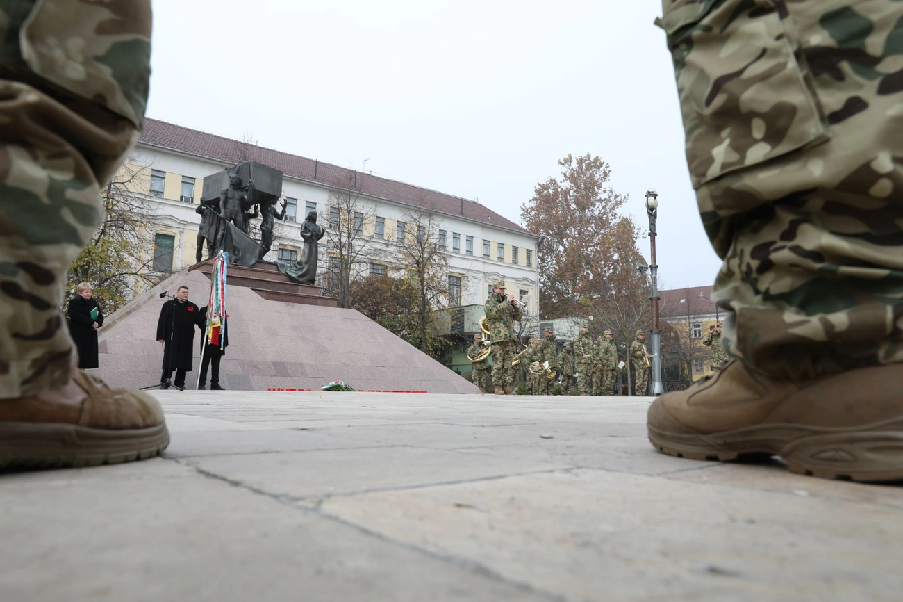 A Helyőrségi Hagyományőrző Egyesület megemlékezése 