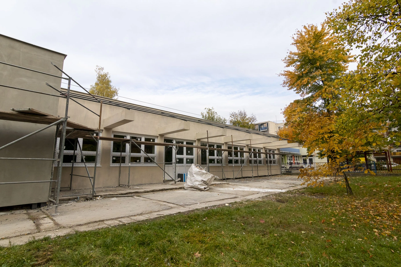 A miskolci Dózsa György úti Tagóvoda felújítása újabb szakaszához érkezett