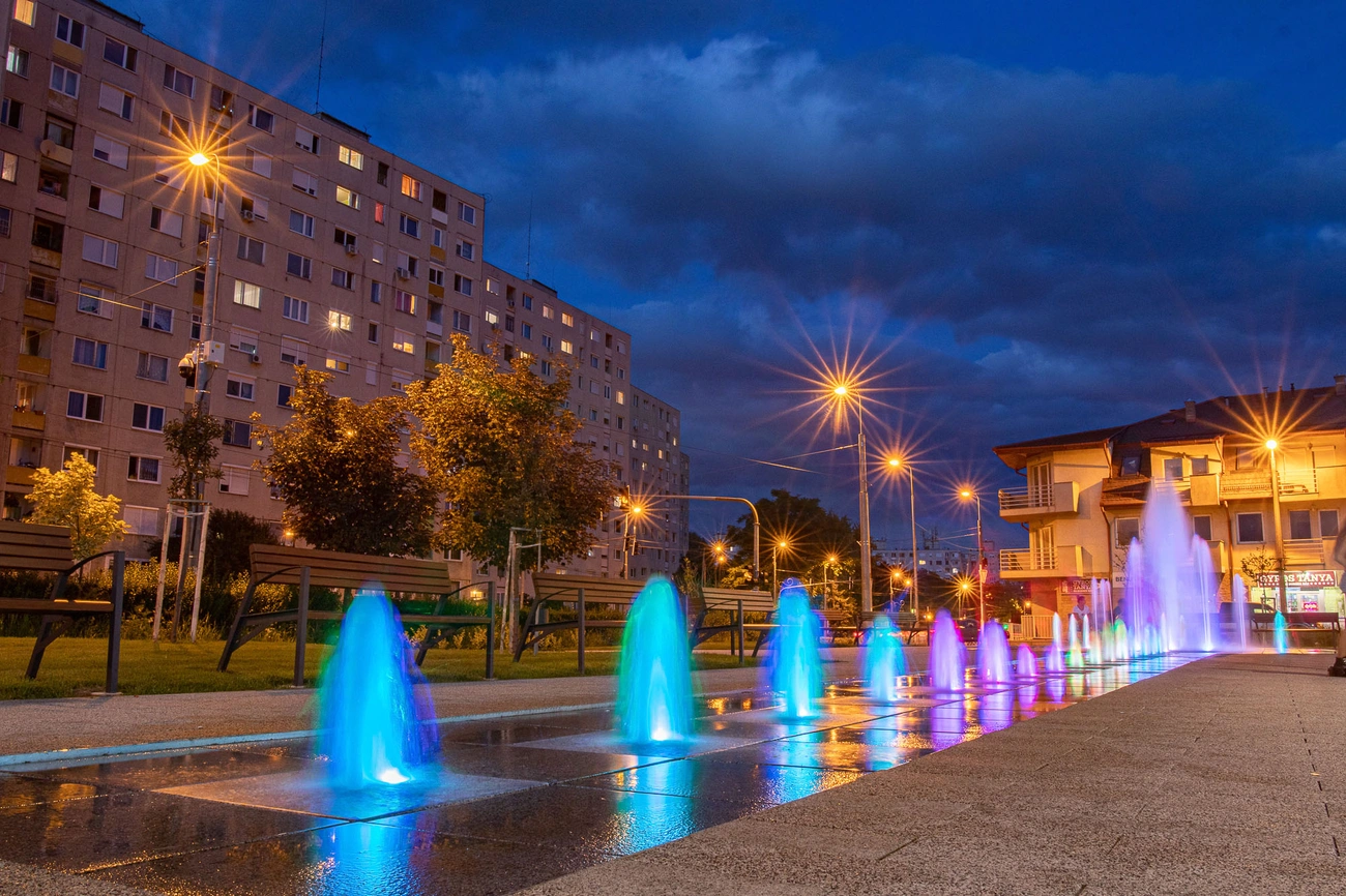 Beindultak a miskolci szökőkutak  