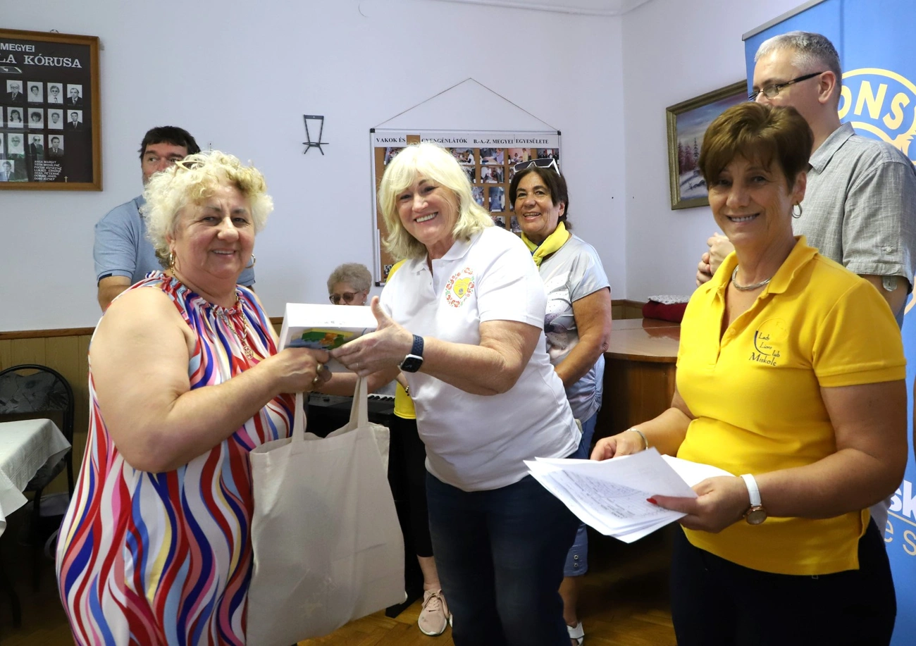 Juniális a Vakok és Gyengénlátók B.-A.-Z. Vármegyei  Egyesületénél