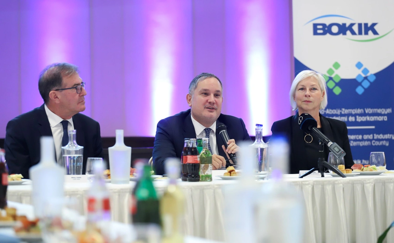 Nagy Márton nemzetgazdasági miniszter a Kopátsy Sándor Klubban