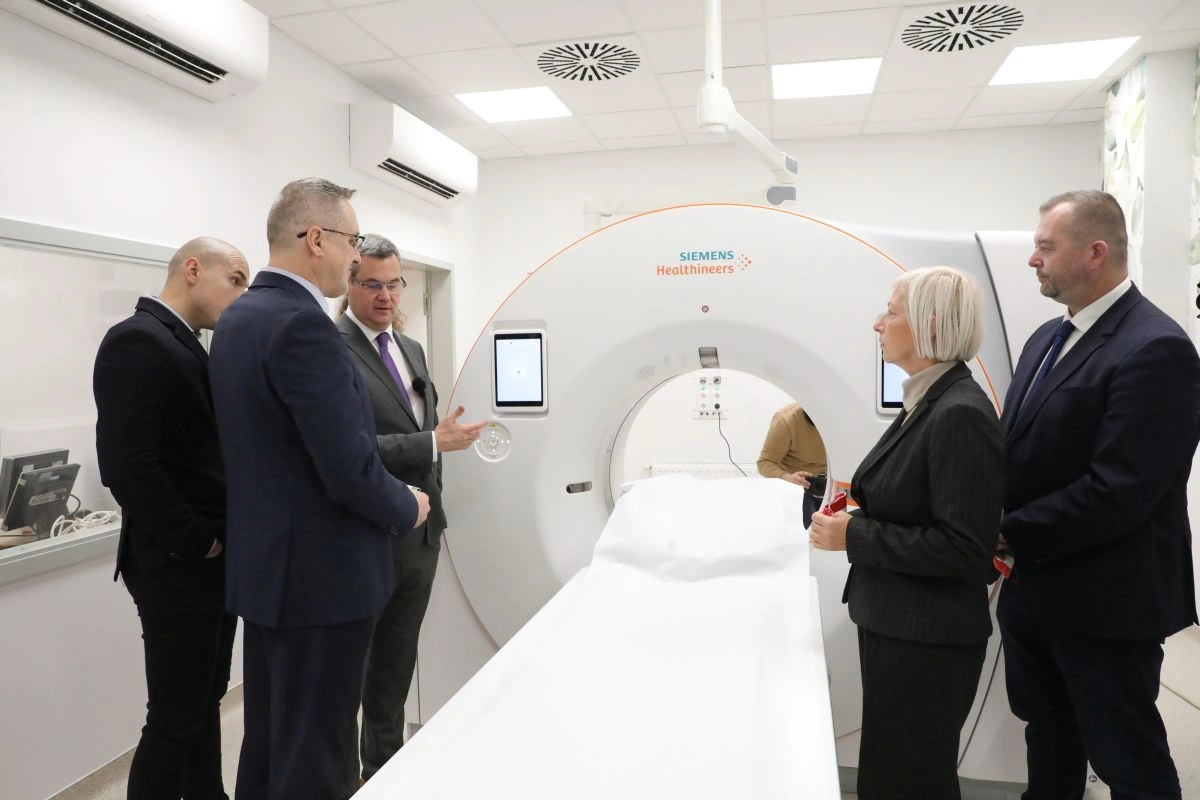 Új CT gép érkezett a megyei kórházba. Fotó: Juhász Ákos