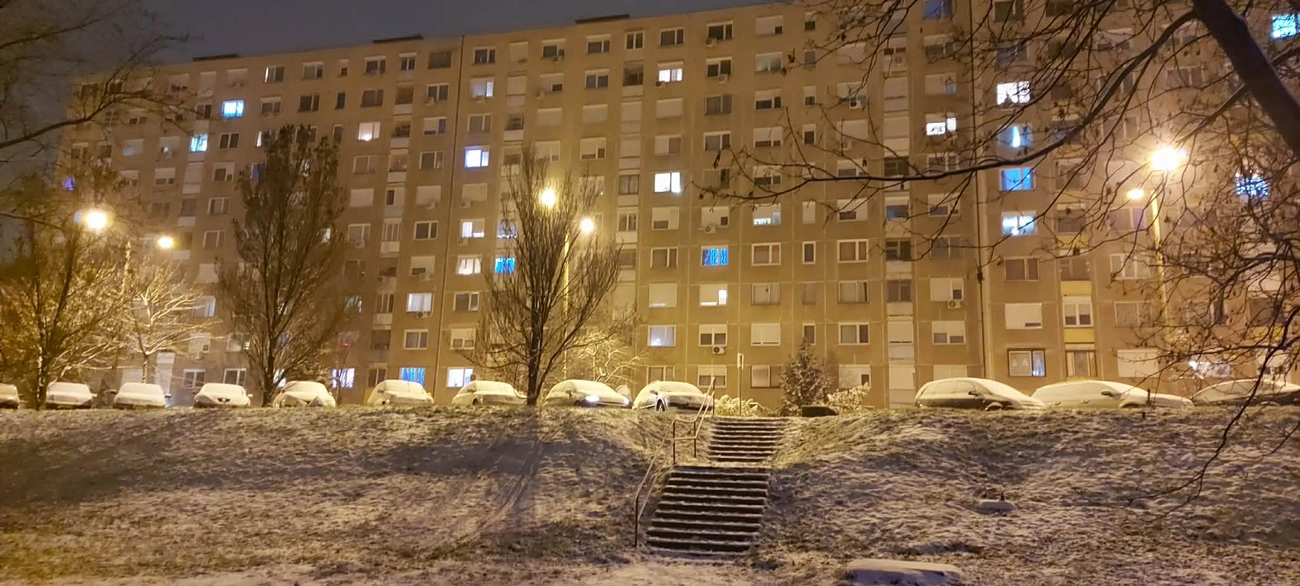 Az első hóesés 2026-ban Miskolcon