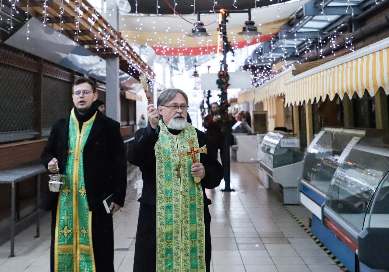 A Búza téri Vásárcsarnok megszentelése