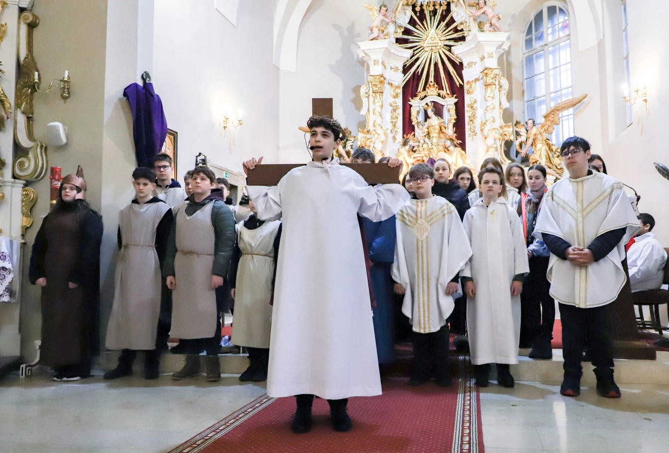 Passiójáték  és barkaszentelés Diósgyőrben