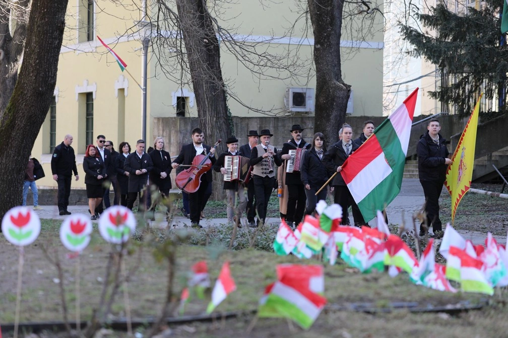 Március 15-ei megemlékezések a város több pontján
